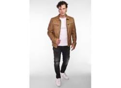 Lederjacke MAZE "William" Gr. 3XL, braun (cognac) Herren Jacken Übergangsjacken von Maze