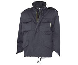 Mc Allister Kinder Feldjacke M65 mit herausnehmbaren Innenfutter (Schwarz/XXL (170/176)) von Mc Allister