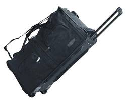 Mc Allister Reisetasche mit Trolleyfunktion (Schwarz/80 L) von Mc Allister