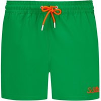 Mc2 Saint Barth Leichte Badeshorts mit kleiner Label-Stickerei von Mc2 Saint Barth