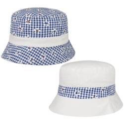 Cotton Check Bucket Hat zum Wenden by McBURN von McBURN