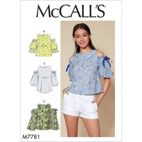 McCall's Kreativset McCall's® Papierschnittmuster Bluse Damen M7781 von McCalls