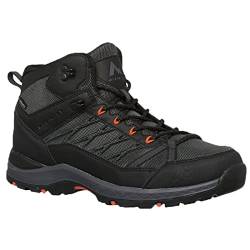 McKinley Herren Kona V Mid AQX Wander-Schuh, Black/Anthracite/Red, 42 EU von McKinley