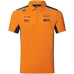 McLaren F1 Herren 2023 Team Replica Poloshirt, Papaya, L von McLaren