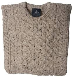 McLaughlin's Irish Shop Irischer Aran Pullover 100% Schurwolle. XXL. von McLaughlin's Irish Shop