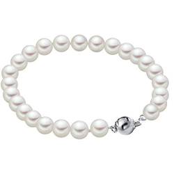 McPearl Original Akoya Perlenarmband Comfort mit hochwertigem Magnetverschluß. Top Qualität aus Deutschland. von McPearl