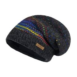 Beanie Wollmütze Modell Lance Regenbogen Anthrazit 2 95R von McRon