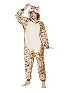 Mcdslrgo Katze Strampler Erwachsene Kostüm Frauen Pyjama Halloween Weihnachten Tier Cosplay (L, Cat) von Mcdslrgo