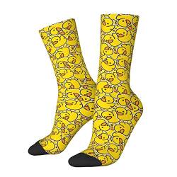 Mcewoel Niedliche Socken für Männer, Frauen, Jungen, Mädchen, modische Socken, Geschenke für Erwachsene, Teenager, Ente, Einheitsgr��e von Mcewoel