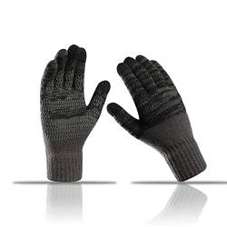 Meajore Winterhandschuhe Herren Touchscreen Thermo Rutschfeste Camping Wandern Laufen Fahren für Herren und Damen von Meajore