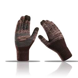 Meajore Winterhandschuhe Herren Touchscreen Thermo Rutschfeste Camping Wandern Laufen Fahren für Herren und Damen von Meajore