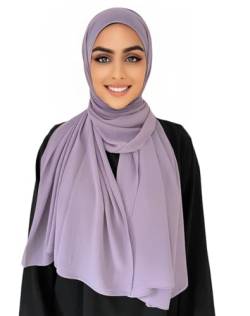 Hijab Kopftuch Muslimisches Kopftuch Chiffon kopftuch 180x70cm groß Islamisches Kopftücher für Damen & Mädchen von Medinah