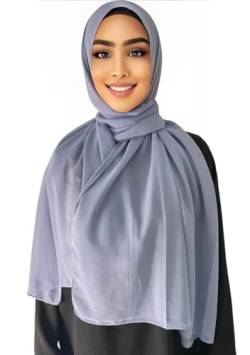 Hijab Kopftuch Muslimisches Kopftuch Chiffon kopftuch 180x70cm groß Islamisches Kopftücher für Damen & Mädchen von Medinah