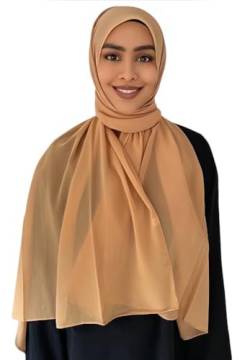 Hijab Kopftuch Muslimisches Kopftuch Chiffon kopftuch 180x70cm groß Islamisches Kopftücher für Damen & Mädchen von Medinah