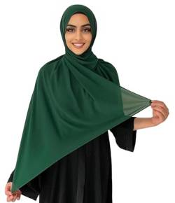 Medinah Hijab moderne hijab kopftuch-Frauen Premium Chiffon Hijab Kopftücher, Kopftuch aus leichtem Stoff- kopftuch damen 180X70cm groß, aus hochwertigem Stoff von Medinah