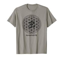 Yoga Blume Des Lebens Ornament Meditation Namaste Geschenk T-Shirt von Meditation Om Namaste Yoga Sprüche & Geschenke