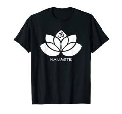 Yoga Namaste Lotusblüte Lotusblume Entspannung Om Chakra T-Shirt von Meditation Om Namaste Yoga Sprüche & Geschenke