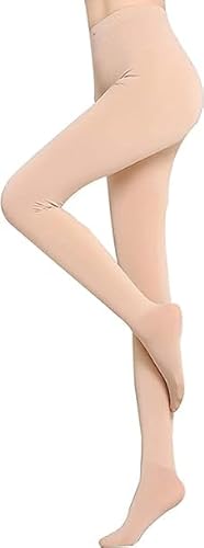 MeeQee Thermo Strumpfhose Damen Winter Fleece Gefütterte Undurchsichtig Hohe Taille Abnehmen Des Bauches Thermostrumpfhosen Nude/Regular von MeeQee