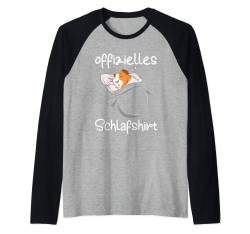 Meerschweinchen Schlafshirt Pyjama Schlafanzug Schlaf Raglan von Meerschwein Schlafkleidung Damen, Herren & Kinder