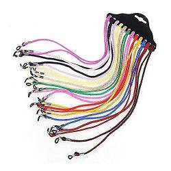 Meet-shop Brillenkette,Brillenband 12 PCS Brillenseil Einstellbare Brille Kordel Halter Halter Eyewear Cord Eyewear Seil von Meet-shop