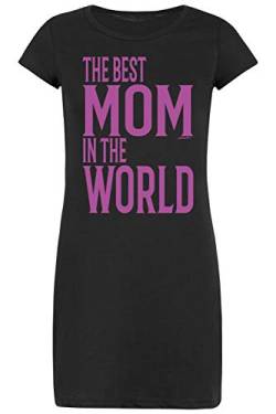 Nachthemd Mama Motiv Mutter Schlafanzug Pyjama Weihnachten Nachthemd Damen The Best Mom in The World Geschenkidee für Frauen von Mega-Shirt