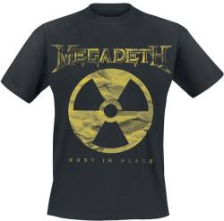 Megadeth Large Rip Nuclear Logo Männer T-Shirt schwarz XXL von Megadeth