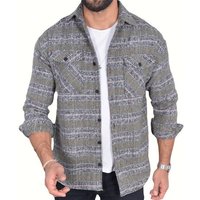 Megaman Jeans Flanellhemd Herren Holzfällerhemd Flanellhemd Kariert Freizeithemd Jacke Regular Langarm Kentkragen Holzfäller von Megaman Jeans