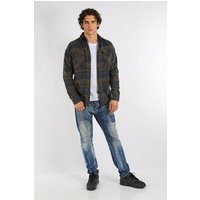 Megaman Jeans Flanellhemd Herren Holzfällerhemd Flanellhemd Kariert Freizeithemd Jacke Regular Langarm Kentkragen Holzfäller von Megaman Jeans