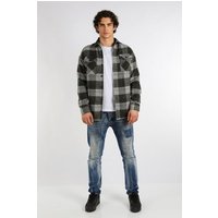 Megaman Jeans Flanellhemd Herren Holzfällerhemd Flanellhemd Kariert Freizeithemd Jacke Regular Langarm Kentkragen Holzfäller von Megaman Jeans