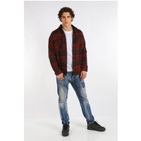 Megaman Jeans Flanellhemd Herren Holzfällerhemd Flanellhemd Kariert Freizeithemd Jacke Regular Langarm Kentkragen Holzfäller von Megaman Jeans