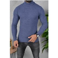 Megaman Jeans Rollkragenpullover Herren Rollkragenpullover Rolli Rollkragen Pulli Shirt in Premium Qualität Sweater Warrm Longsleeve von Megaman Jeans