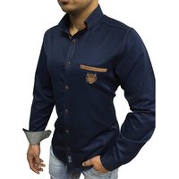 Megaman Langarmhemd Herren Button Down Outdoor Freizeithemden Casual Style, Flanellhemden von Megaman