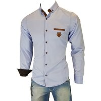 Megaman Langarmhemd Herren Button Down Outdoor Freizeithemden Casual Style, Flanellhemden von Megaman