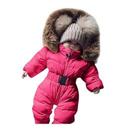 Neugeborenes Mädchen Schneeanzüge Outfits Strampler Baumwolle Säugling 0-24 Monate Kapuzenjacke Warmer Schuh Überzieher Baby Jungen Outfits & Set Elegant Pullover Schneeanzug Baby Mädchen 86/92 von Meggsnle