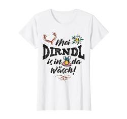 Trachtenshirt Mei Dirndl is in da Wäsch Ersatz Dirndl Damen T-Shirt von Mei Dirndl is in da Wäsch