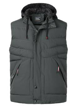 MeiLayM Herren Steppweste Abnehmbar mit Kapuze Leichtgewicht Winterweste Outdoor Freizeit Bodywarmer Gilet Ärmellos Jacke Sport Kapuze von MeiLayM