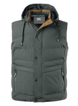 MeiLayM Herren Steppweste Abnehmbar mit Kapuze Leichtgewicht Winterweste Winddichte Outdoor Freizeit Bodywarmer Gilet Ärmellos Jacke Sport Kapuze von MeiLayM