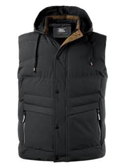 MeiLayM Herren Steppweste Abnehmbar mit Kapuze Leichtgewicht Winterweste Winddichte Outdoor Freizeit Bodywarmer Gilet Ärmellos Jacke Sport Kapuze von MeiLayM