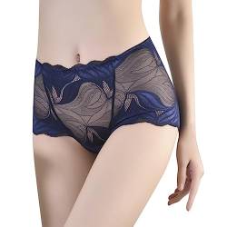 MeiLyviba Ouvert Slip Offen Reizwäsche Slip Ouvert Damen Sexy Wäsche Slip Mit Loch Unterwäsche Sexy Erotisch Schritt Offen Sexy Damen Tanga Panties Höschen Schwarz Sexy Panties Spitze von MeiLyviba