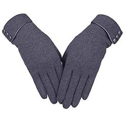 MeiPing Damen Touchscreen Handschuhe Warmer Beflockung Winddichte Handschuhe von MeiPing