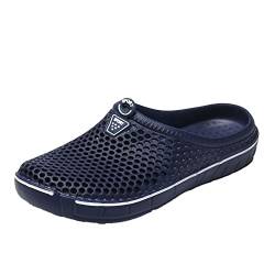 Unisex Sandalen Sommer Strand Eva Clogs Schnellverschluss Pantoffeln Komfort Latschen Leicht Rutschsicher Hausschuhe Gartenschuhe Muffin Drag Navy 39 von Meidiastra