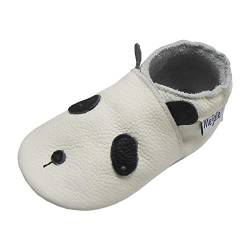 Mejale Baby Soft Sole Lederschuhe Säugling Neugeborenes Kleinkind Krabbeln Mokassins Jungen Mädchen Nette Panda Geschenk Hausschuhe (12-18 Monate, L) von Mejale