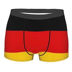 Melbrakin Deutschland Flagge Herren Unterwäsche Atmungsaktive Boxershorts Stretch Trunks von Melbrakin
