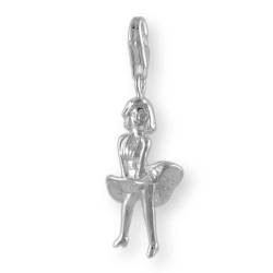 Melina Damen-Charm Anhänger Diva 925 Sterling Silber 1801026 von Melina