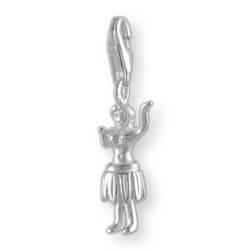 Melina Damen-Charm Anhänger Hawaigirl 925 Sterling Silber 1800359 von Melina