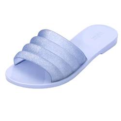 melissa Damen Bless Slide Flache Sandale, blau, 38 EU von Melissa