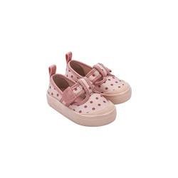 melissa Mini Basic Print Bb Flache Sandale, Rosa, 27 EU von Melissa