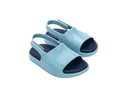 melissa Mini Cloud BB-Sandalen, flache Sandalen für Mädchen, blau, 19/19.5 EU von Melissa