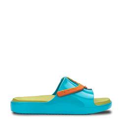 melissa Mini Cloud Slide + Fabula Inf Flache Sandale, blau, 30 EU von Melissa