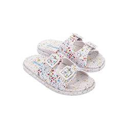 melissa Mini Wide Ii Inf Flache Sandale, weiß, 32 EU von Melissa